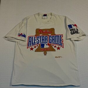 Majestic 1996 MLB Phillies All Star Game T-Shirt Single Stitch Men‎ XL Baseball